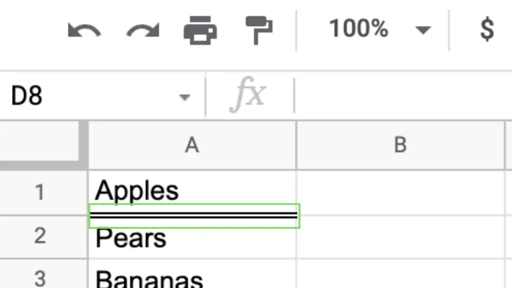 You have Double Underlined in Google Sheets