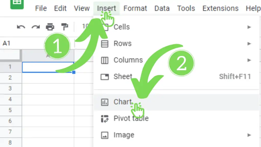 Create a Chart in Google Sheets