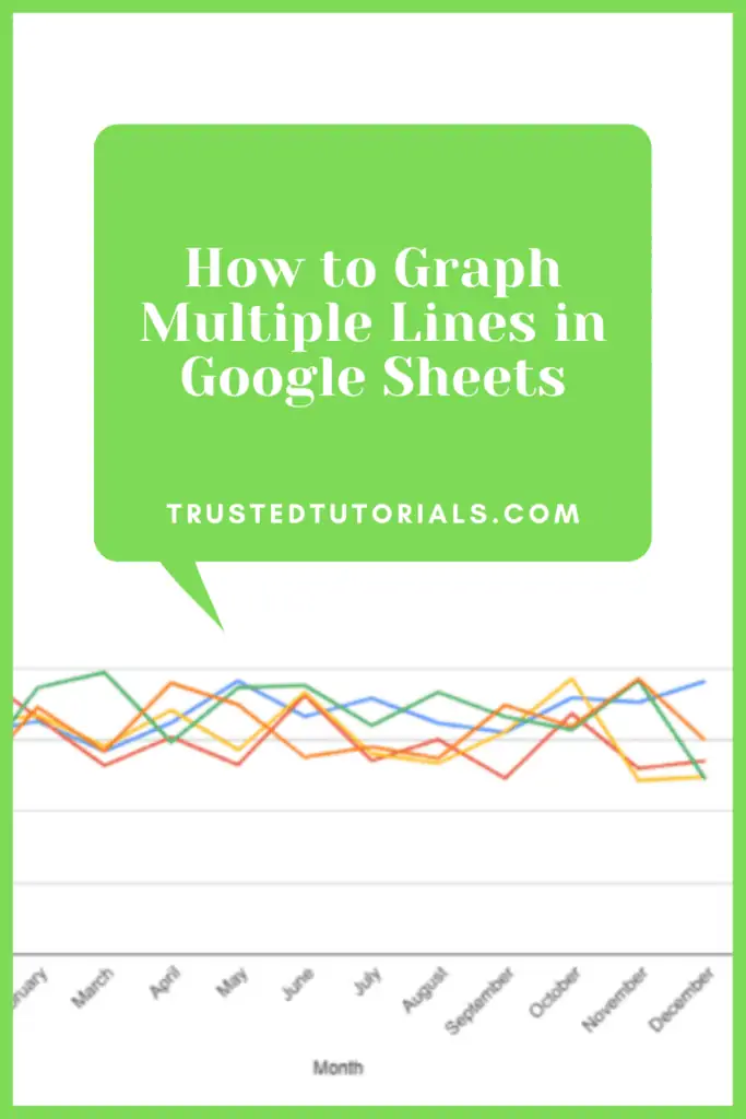 How to Graph Multiple Lines in Google Sheets