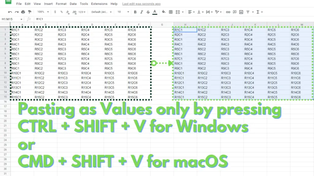 Pasting as Values only through keyboard shortcut