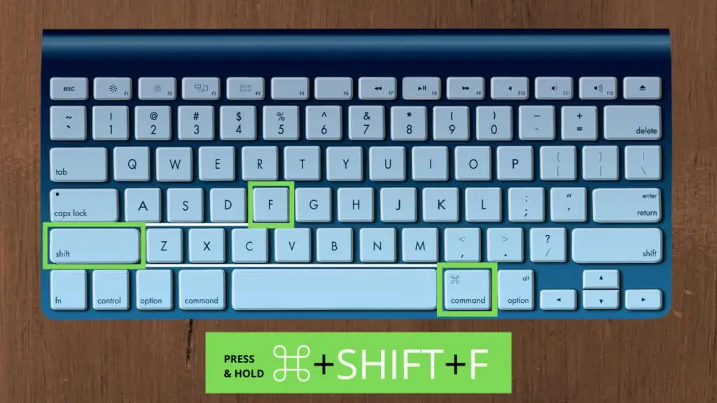 Mac keyboard shortcut for the find feature of Google Sheets